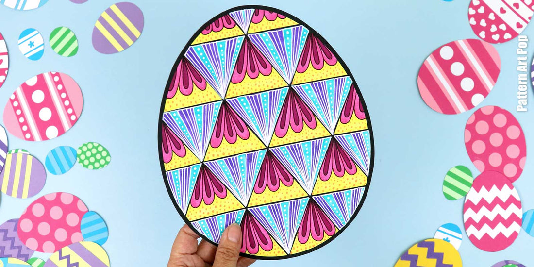 Geometric Doodle Art Egg