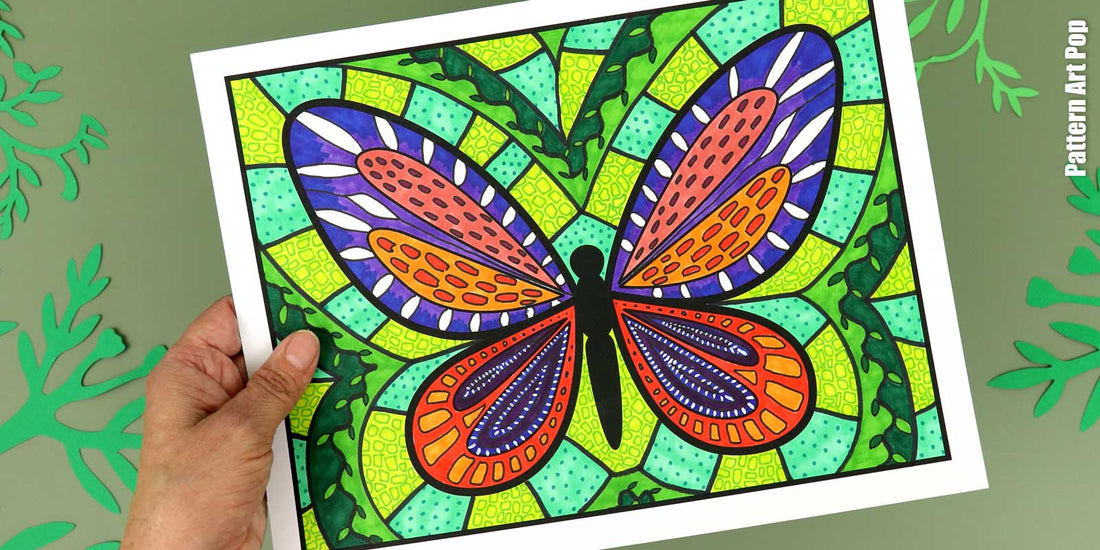 Butterfly Doodle Art
