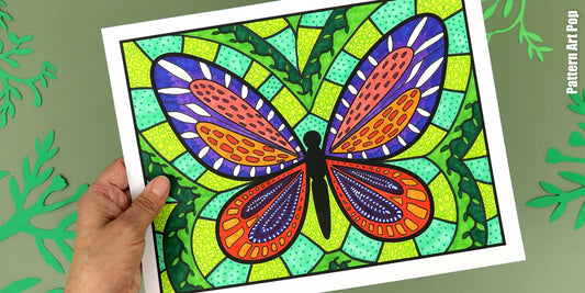 Butterfly Doodle Art